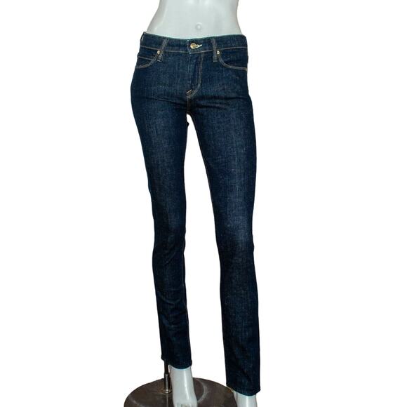 VINCE Women's Skinny Raw Denim Jeans Indigo Dye Size 26 NWT $185 - Picture 1 of 11